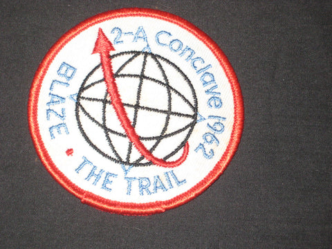 2-A 1962 Conclave Blaze the Trail Patch