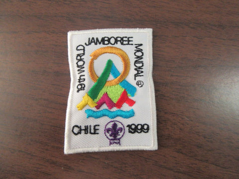 1999 World Jamboree White Twill Patch