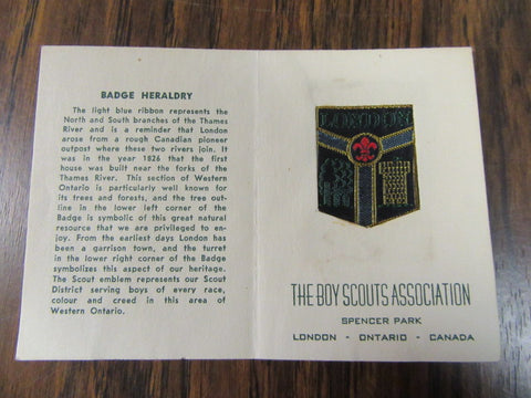 Boy Scouts Association, London Badge Heraldry