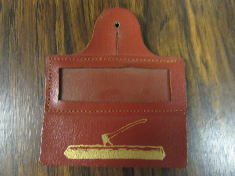 Wood Badge Leather Name Tag