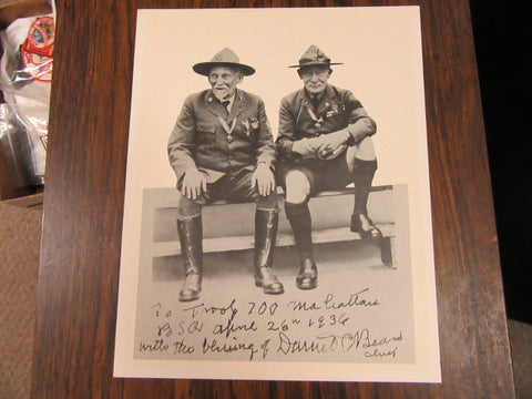Dan Beard and Baden-Powell 1936 Photo Copy