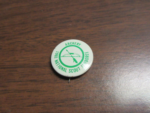 1981 National Jamboree Archery Button