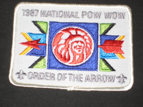 1987 National Pow Wow OA Patch