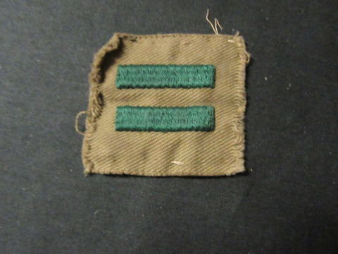 Patrol Leader on dark Khaki Square