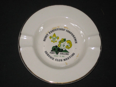 Scout Executive's Conference 1968 Ceramic Ashtray