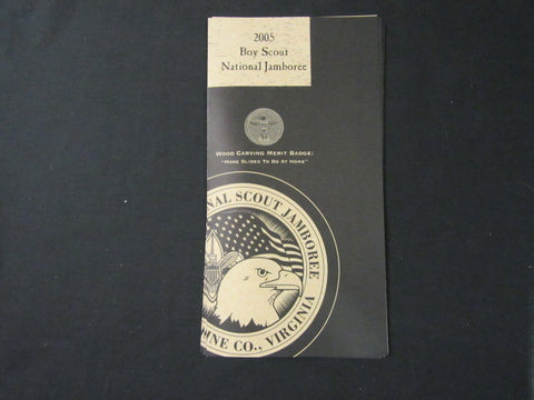 2005 National Jamboree  Woodcarving Merit Badge Booklet