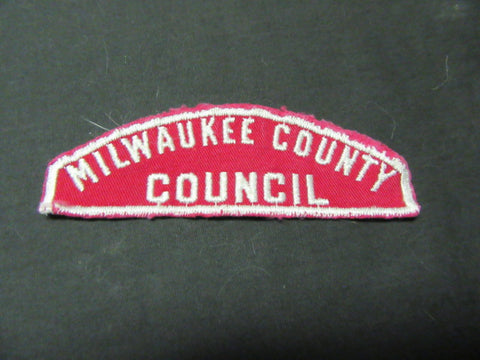Milwaukee County Council Red and White Strip