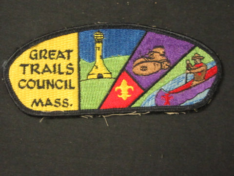 Great Trails Council s4 Purple Canoe, worn