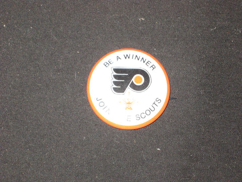 Philadelphia Flyers Be A Winner Boy Scout Buttons, lot of 8