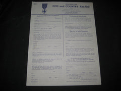 god and country award - the carolina trader