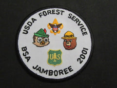 2001 National Jamboree USDA Forest Service Patch