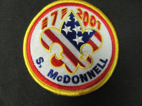2001 National Jamboree S. McDonnell Subcamp 7 Patch