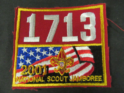 2001 National Jamboree Troop 1713 Patch