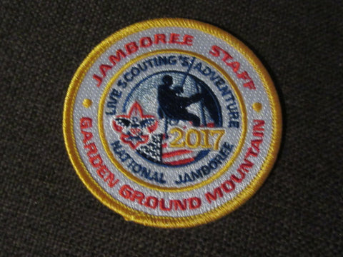 2017 National Jamboree Garden Ground Mountain Staff Patch