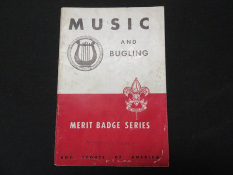 Music and Bugling Merit Badge Pamphlet  March 1952