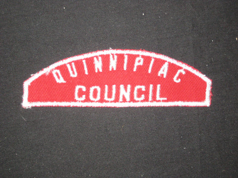 Quinnipiac Council R&W strip, rare