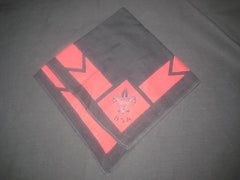 red on black Full Square Neckerchief - the carolina trader