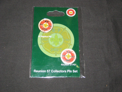 1957 World Jamboree Reunion Collectors Pin Set