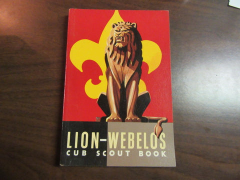 Lion-Webelos Cub Scout Book Nov. 1959