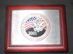 2001 National Jamboree wooden jewelry box  - the carolina trader