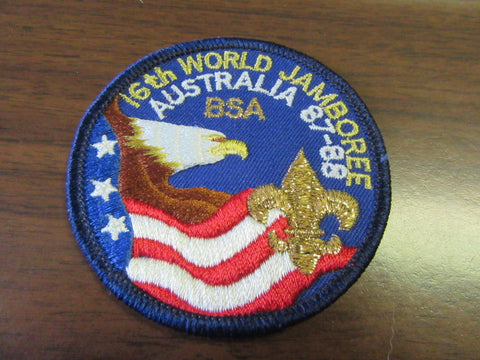 1987-88 World Jamboree US Contingent Pocket Patch