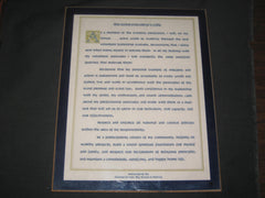 The Scout Executive's Code Plaque - the carolina trader