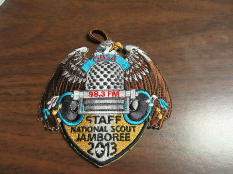 2013 National Jamboree QBSA 98.3 FM Staff Patch