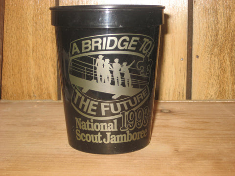1993 National Jamboree Black Plastic Cup