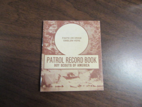 Patrol Record Book, 1981