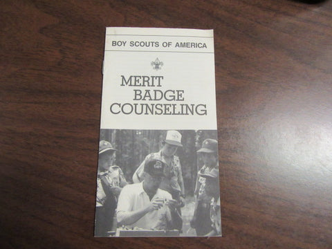 Merit Badge Counseling 1991 Folder