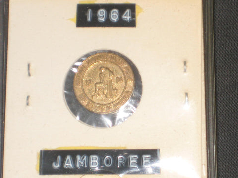 1964 National Jamboree round Lapel Pin,