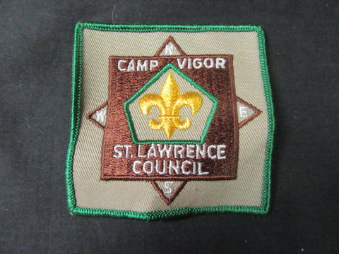Camp Vigor St. Lawrence Council Patch