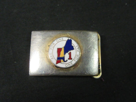 Region 1 Metal Belt Buckle