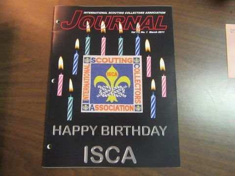 International Scouting Collectors Association Journal ISCA March 2011 Issue Vol 11 #1