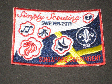 2011 World Jamboree Singapore Contingent Patch
