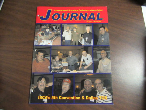 International Scouting Collectors Association Journal ISCA March 2008 Issue Vol 8 #1