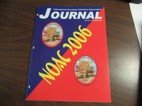 International Scouting Collectors Association Journal ISCA Sept 2006 Issue Vol 6 #3