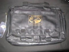 Northeast Region Black Leather Carryall Bag, with logo
- the carolina trader