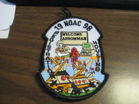 1998 NOAC Registration Housing Staff pocket patch