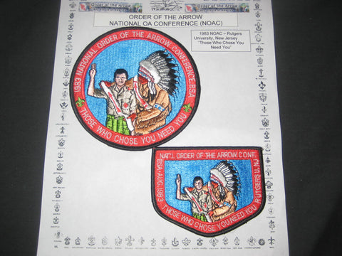 1983 NOAC Pocket & Jacket Patches