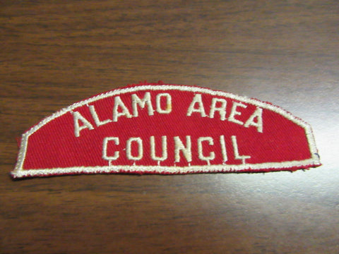 Alamo Area Council Red and White Strip