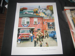 Saluting Our Chartered Organizations, Joseph Csatari print, signed
- the carolina trader