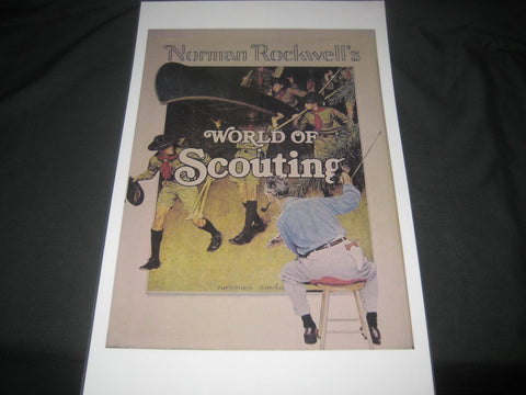 Norman Rockwell's World of Scouting Poster