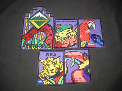 2001 National Jamboree 5 Venturing Patches