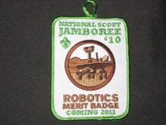2010 National Jamboree Robotics Merit Badge Coming 2011Patch