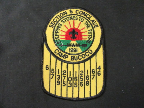 NE-5 1991 Conclave Pocket Patch
