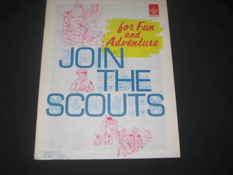 Join the Scouts, 1977 Comic Book style recruiting book