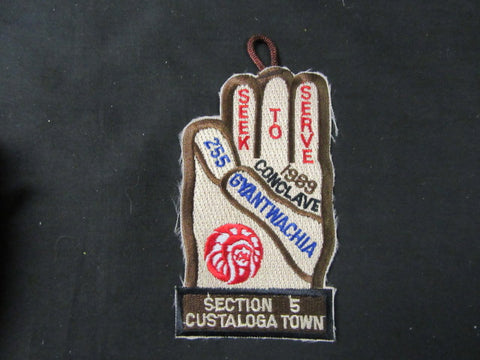 NE-5 1989 Conclave Pocket Patch