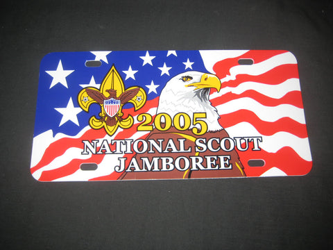 2005 National Jamboree Vehicle License Plate