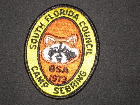 Camp Sebring 1973 Patch